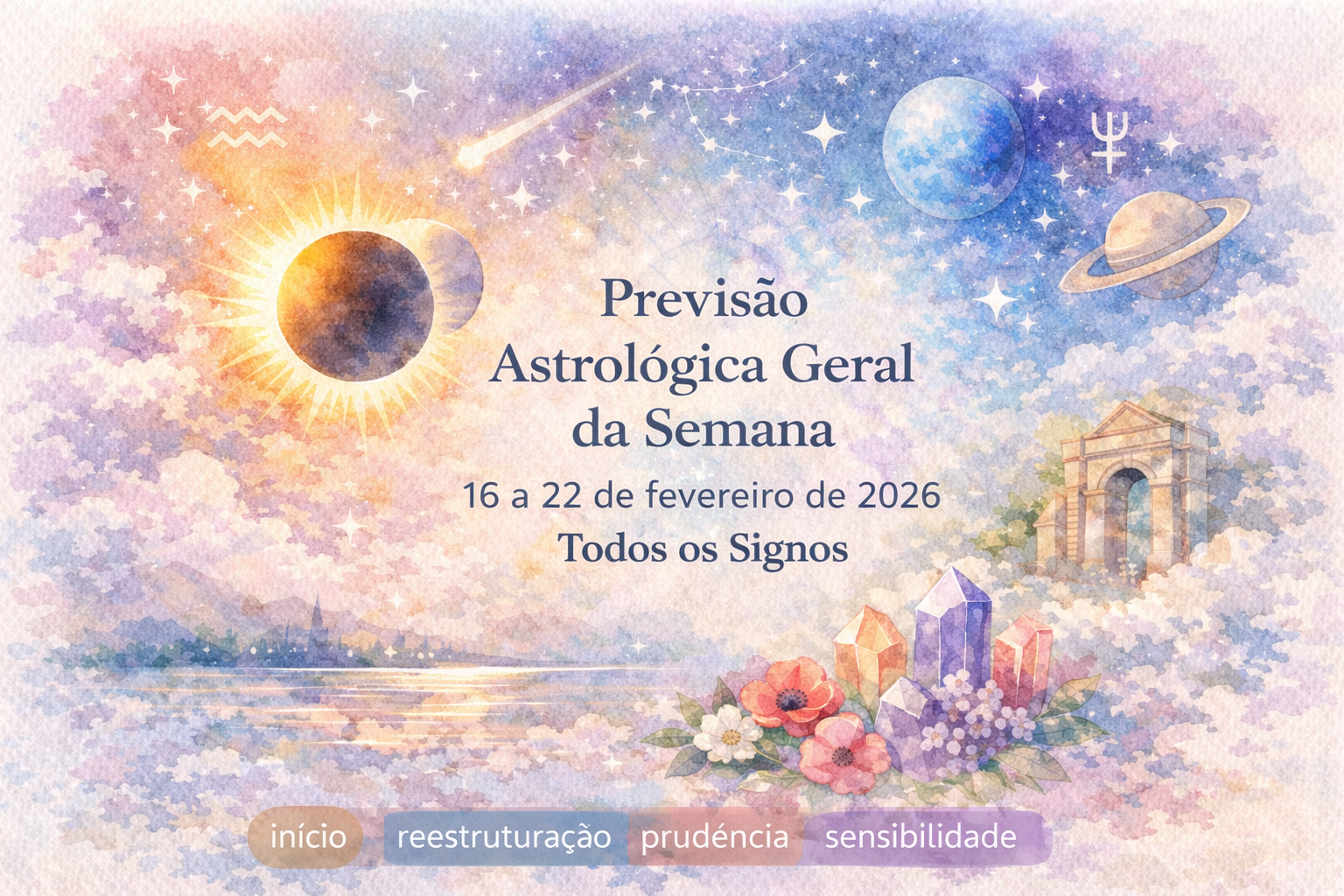 Previsão Astrológica da Semana de 16 a 22 de Fevereiro de 2026