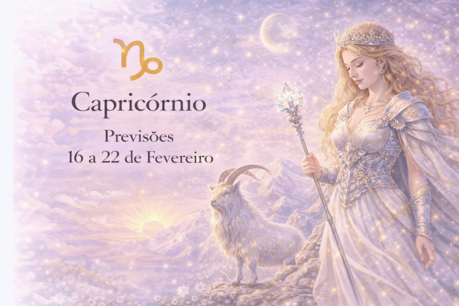 Capricórnio (Sol ou Ascendente) — 16 a 22 de fevereiro de 2026