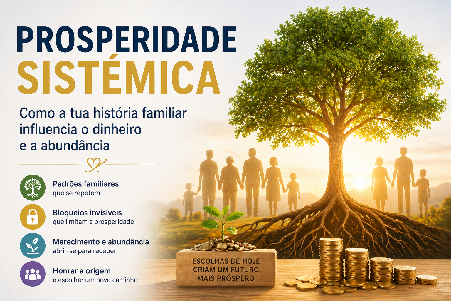 Prosperidade Sistémica: Como a Tua História Familiar Influencia o Dinheiro e a Abundância